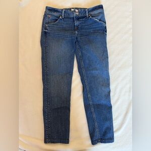 HUDSON Collin Flap Pocket Skinny Jeans in Women's Size 28 Cropped 26 In Inseam